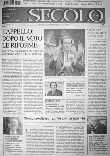 martedì 23 febbraio 2010