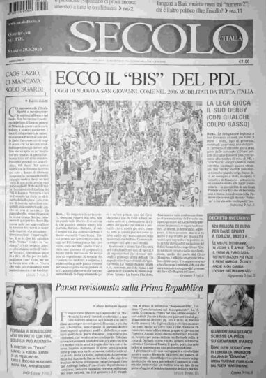 sabato 20 marzo 2010