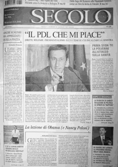 martedì 23 marzo 2010