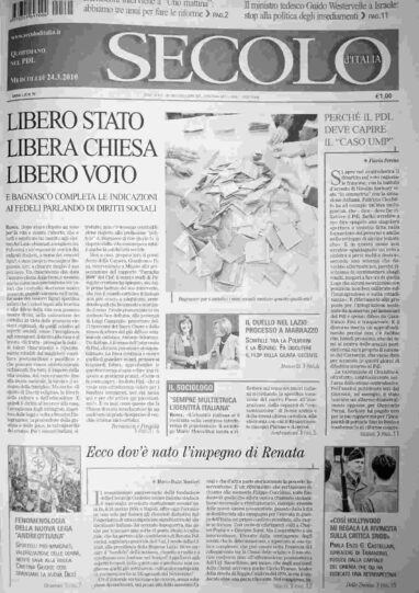 mercoledì 24 marzo 2010