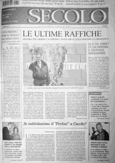 giovedì 25 marzo 2010