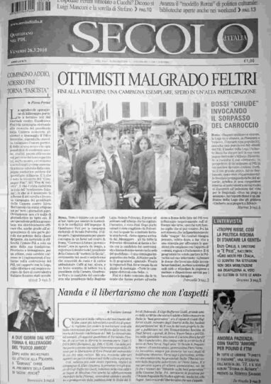 venerdì 26 marzo 2010