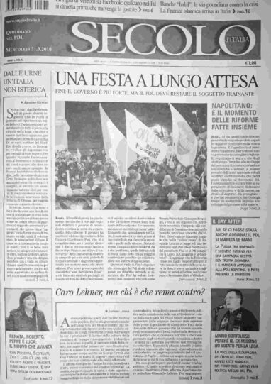 mercoledì 31 marzo 2010