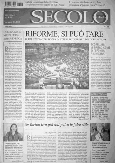 venerdì 2 aprile 2010