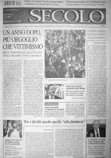 mercoledì 7 aprile 2010