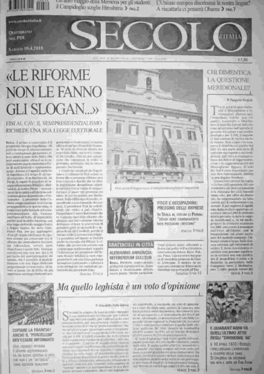 sabato 10 aprile 2010