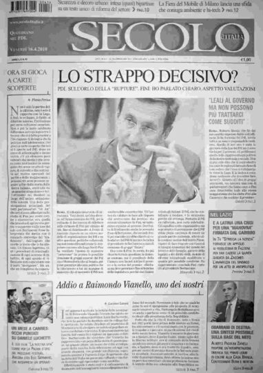 venerdì 16 aprile 2010