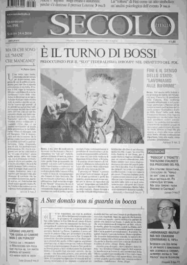 sabato 24 aprile 2010