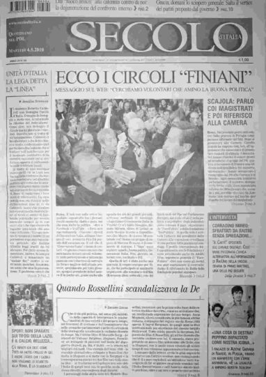 martedì 4 maggio 2010