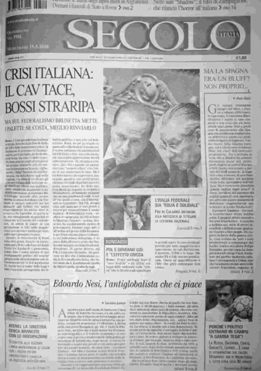 mercoledì 19 maggio 2010