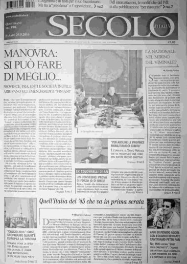 sabato 29 maggio 2010