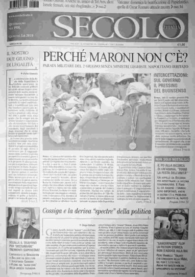 giovedì 3 giugno 2010