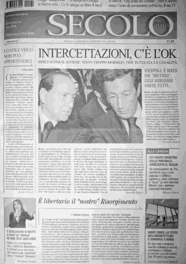 mercoledì 9 giugno 2010