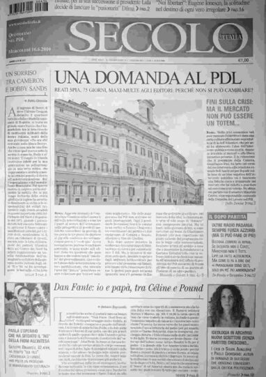 mercoledì 16 giugno 2010