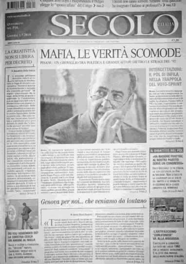 giovedì 1 luglio 2010