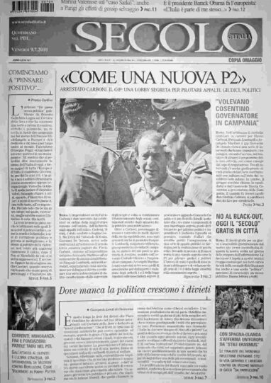 venerdì 9 luglio 2010