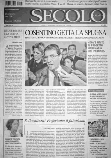 giovedì 15 luglio 2010