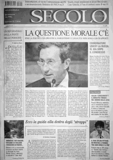 giovedì 22 luglio 2010