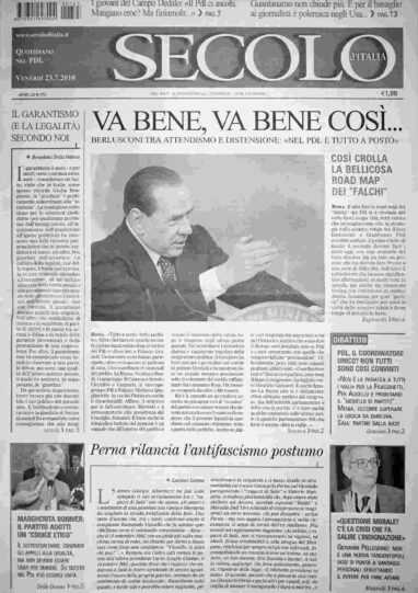 venerdì 23 luglio 2010