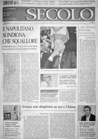 sabato 24 luglio 2010