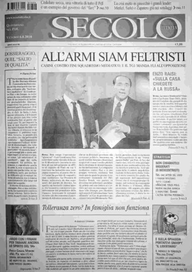 venerdì 6 agosto 2010