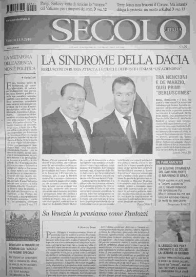 sabato 11 settembre 2010