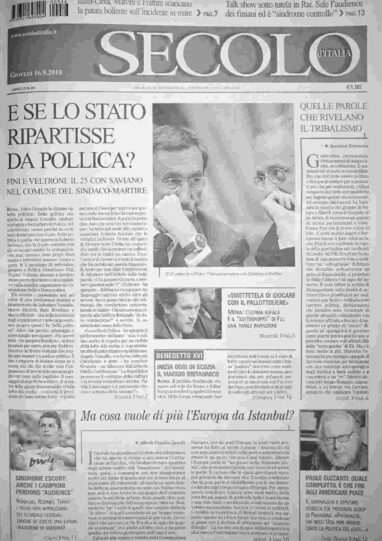 giovedì 16 settembre 2010