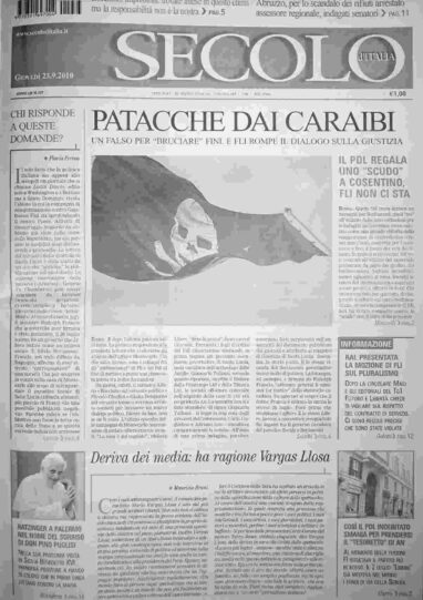 giovedì 23 settembre 2010