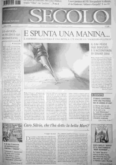 venerdì 24 settembre 2010