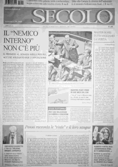 venerdì 1 ottobre 2010