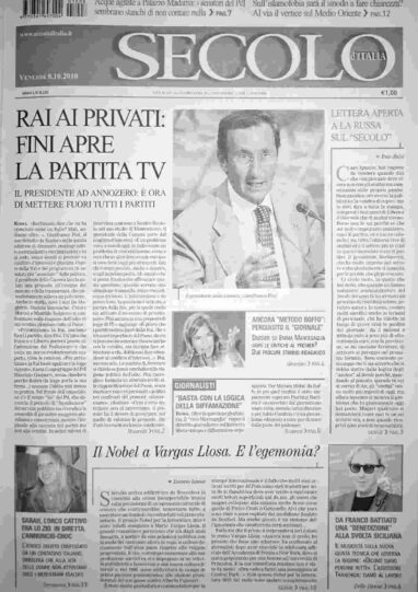 venerdì 8 ottobre 2010