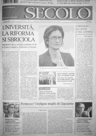 giovedì 14 ottobre 2010