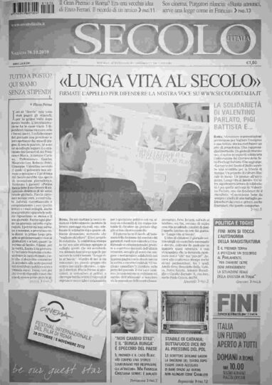 sabato 30 ottobre 2010