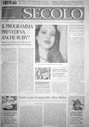 martedì 2 novembre 2010