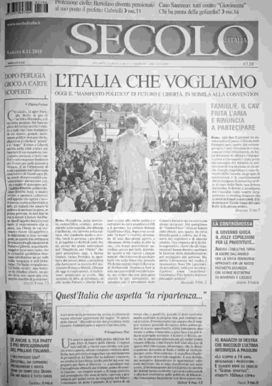 sabato 6 novembre 2010