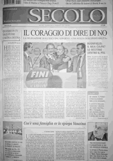 martedì 16 novembre 2010