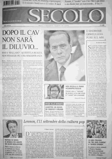 mercoledì 8 dicembre 2010