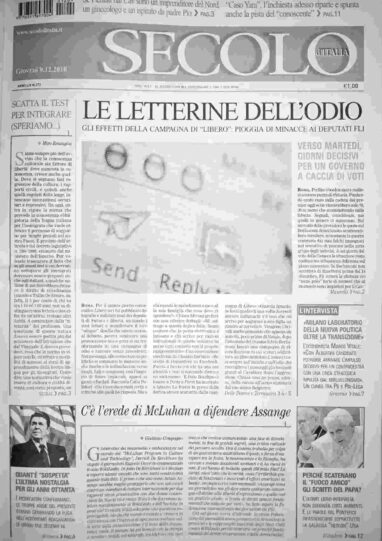 giovedì 9 dicembre 2010