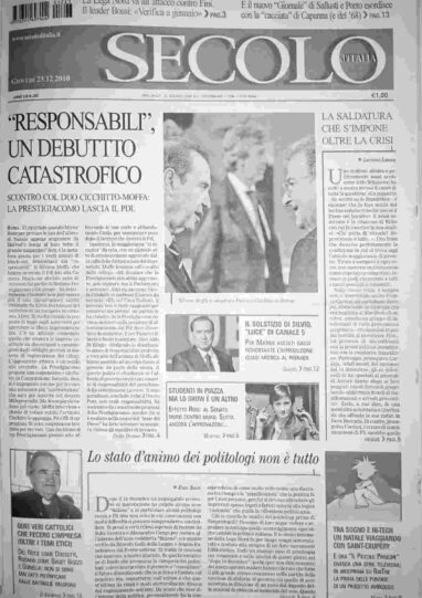 giovedì 23 dicembre 2010