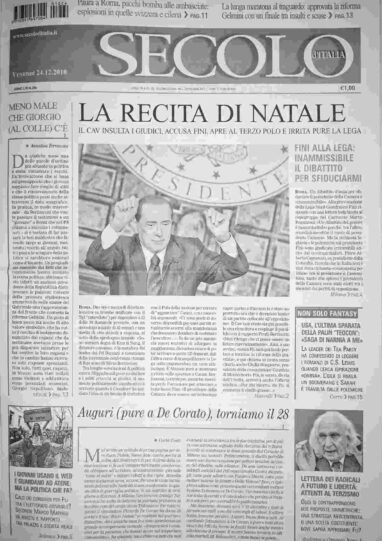 venerdì 24 dicembre 2010