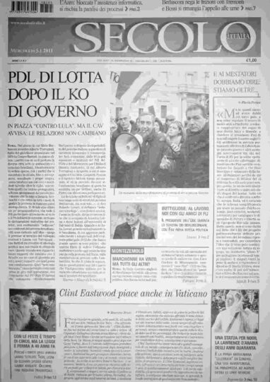 mercoledì 5 gennaio 2011