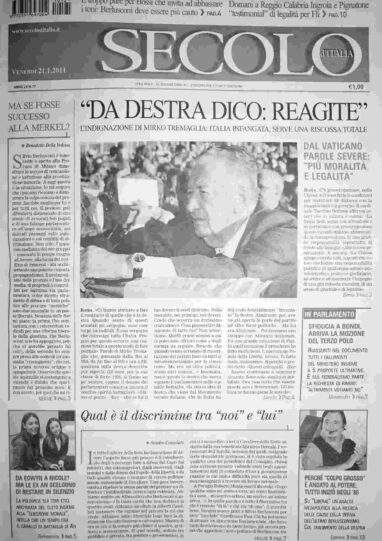 venerdì 21 gennaio 2011