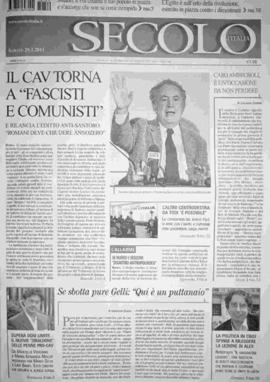 sabato 29 gennaio 2011
