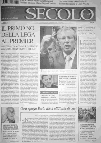 mercoledì 2 febbraio 2011