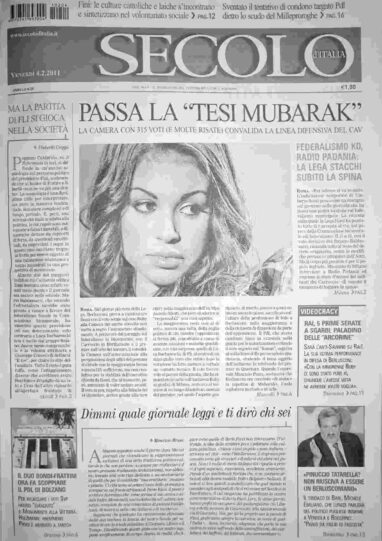 venerdì 4 febbraio 2011