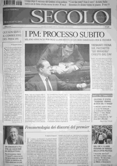 mercoledì 9 febbraio 2011