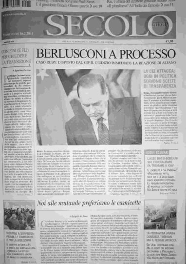 mercoledì 16 febbraio 2011