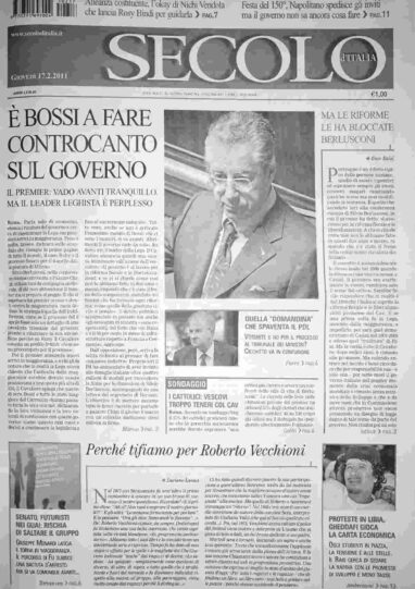 giovedì 17 febbraio 2011