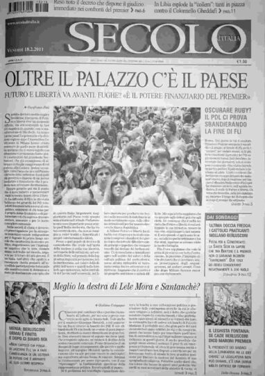 venerdì 18 febbraio 2011