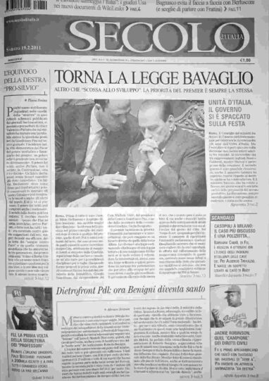 sabato 19 febbraio 2011